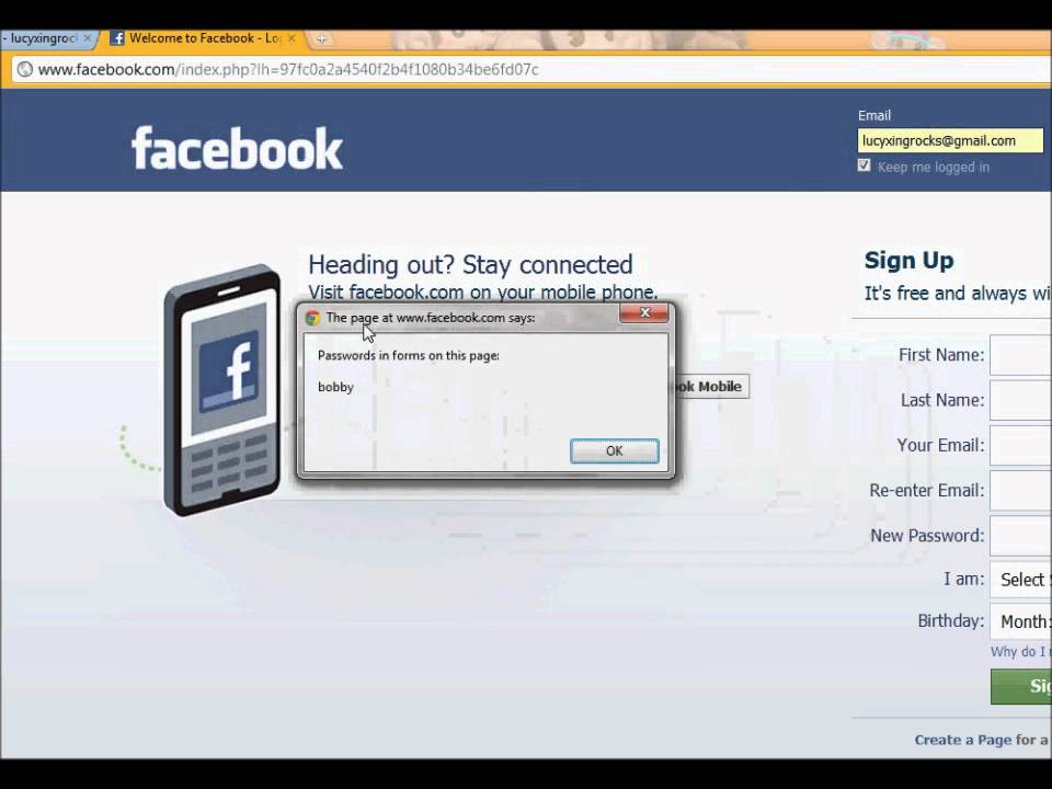 facebook password decoder
